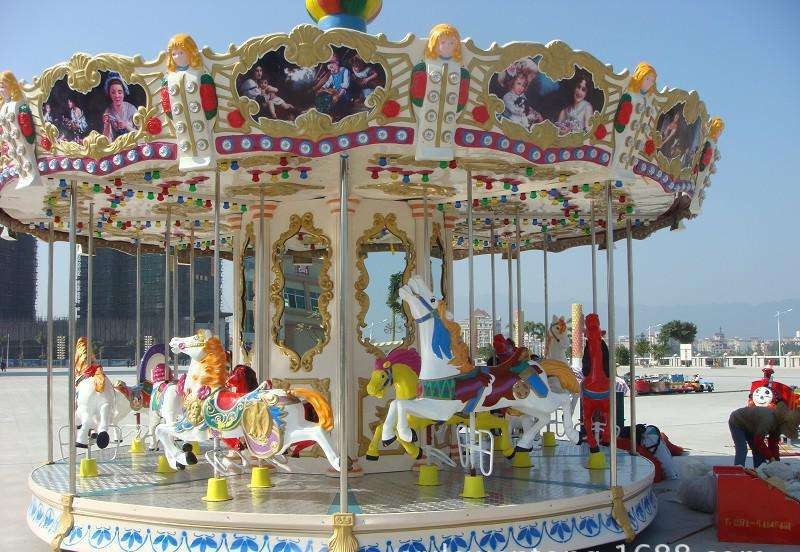 安徽大型游乐设备旋转木马儿童乐园转马景区公园赚钱项目木马户外设施